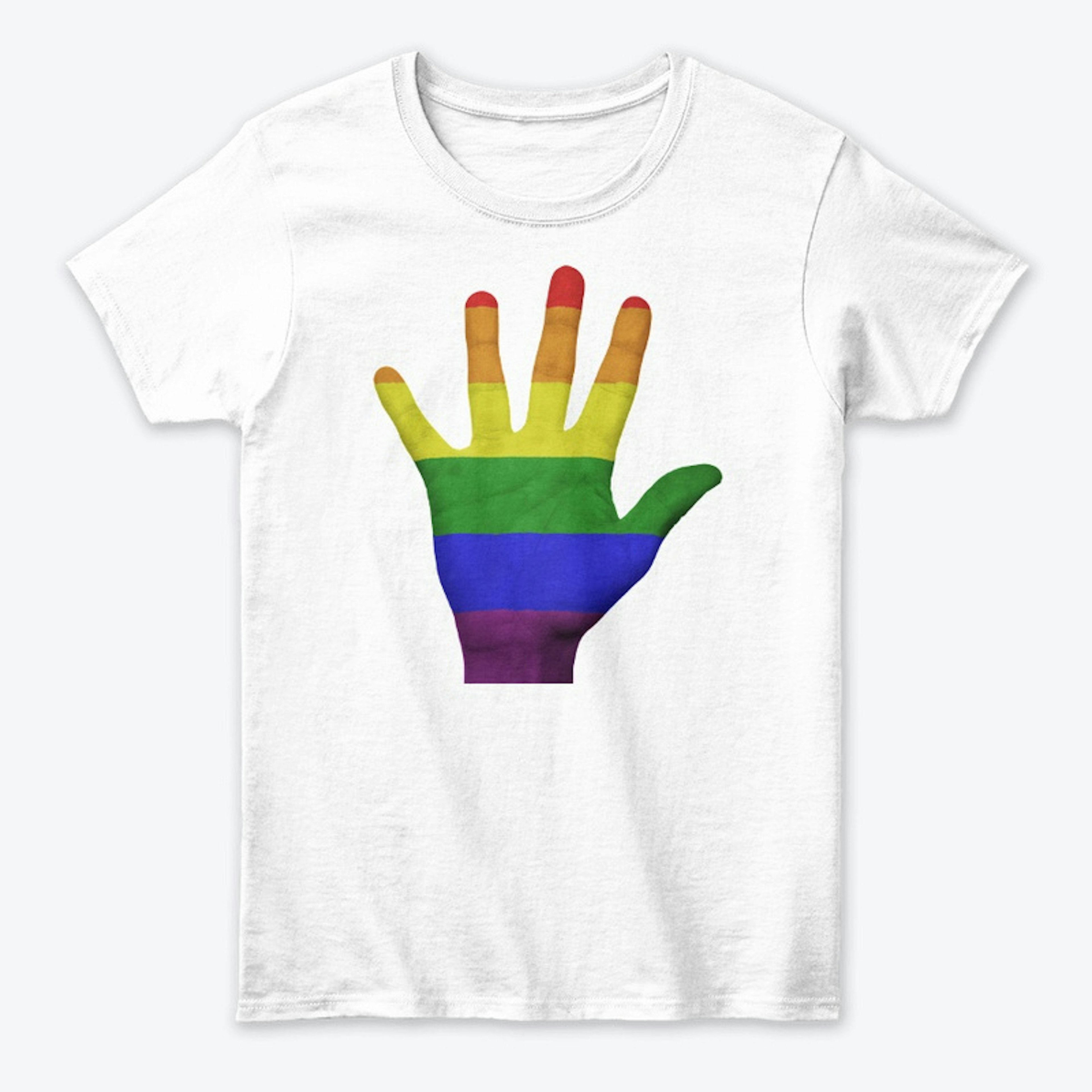 Pride Rainbow Hand Tee