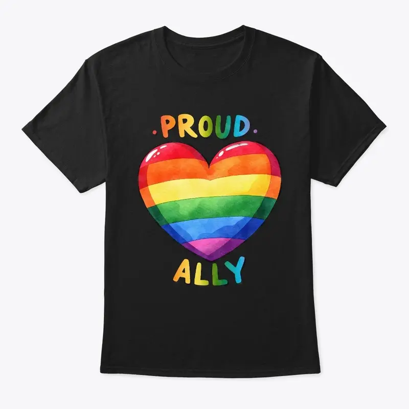 Proud Ally Tee  - Pride Ally Shirt