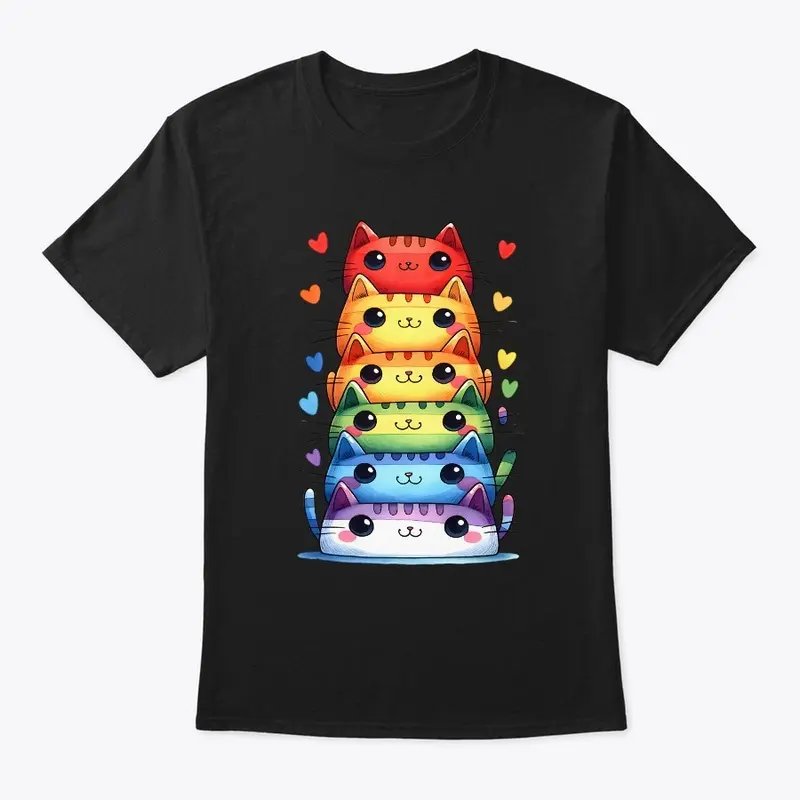 LGBTQ Pride Cats T-Shirt 