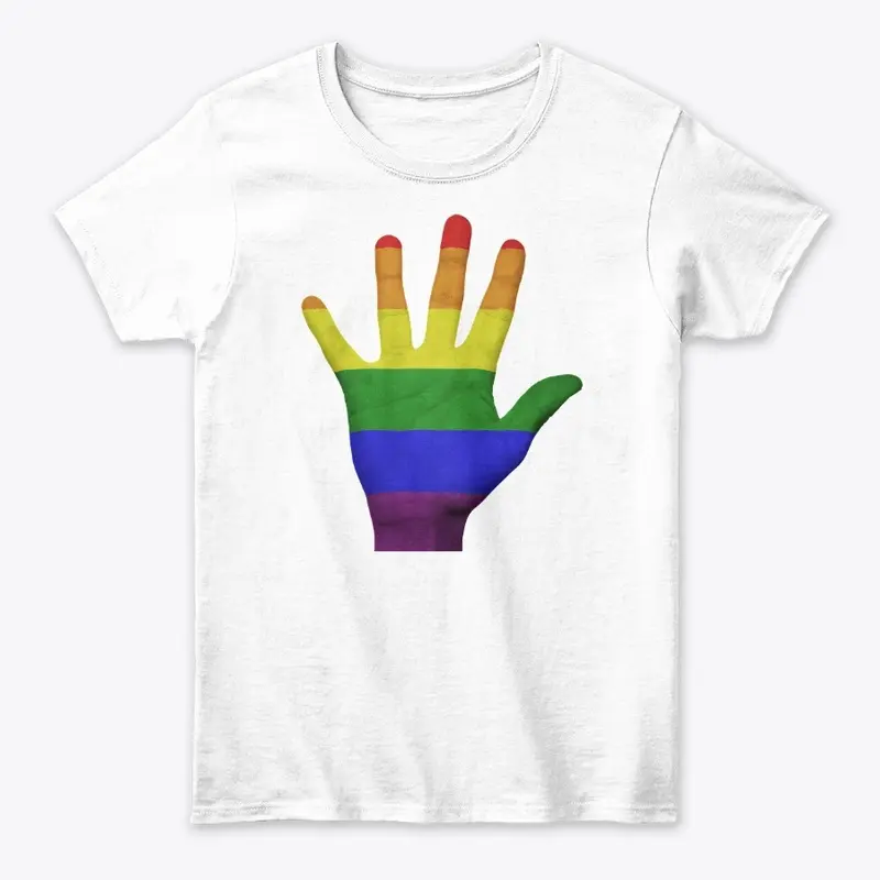 Pride Rainbow Hand Tee